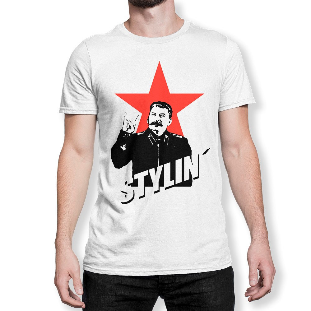 Josef Stalin Stylin Funny T-shirt, Men's Women's Sizes (dmm-189