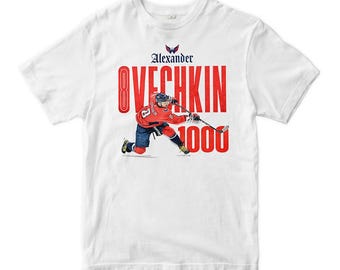 Alexander Ovechkin 1000 Goals T-Shirt, Men's and Women's All Sizes (VCH-109321)