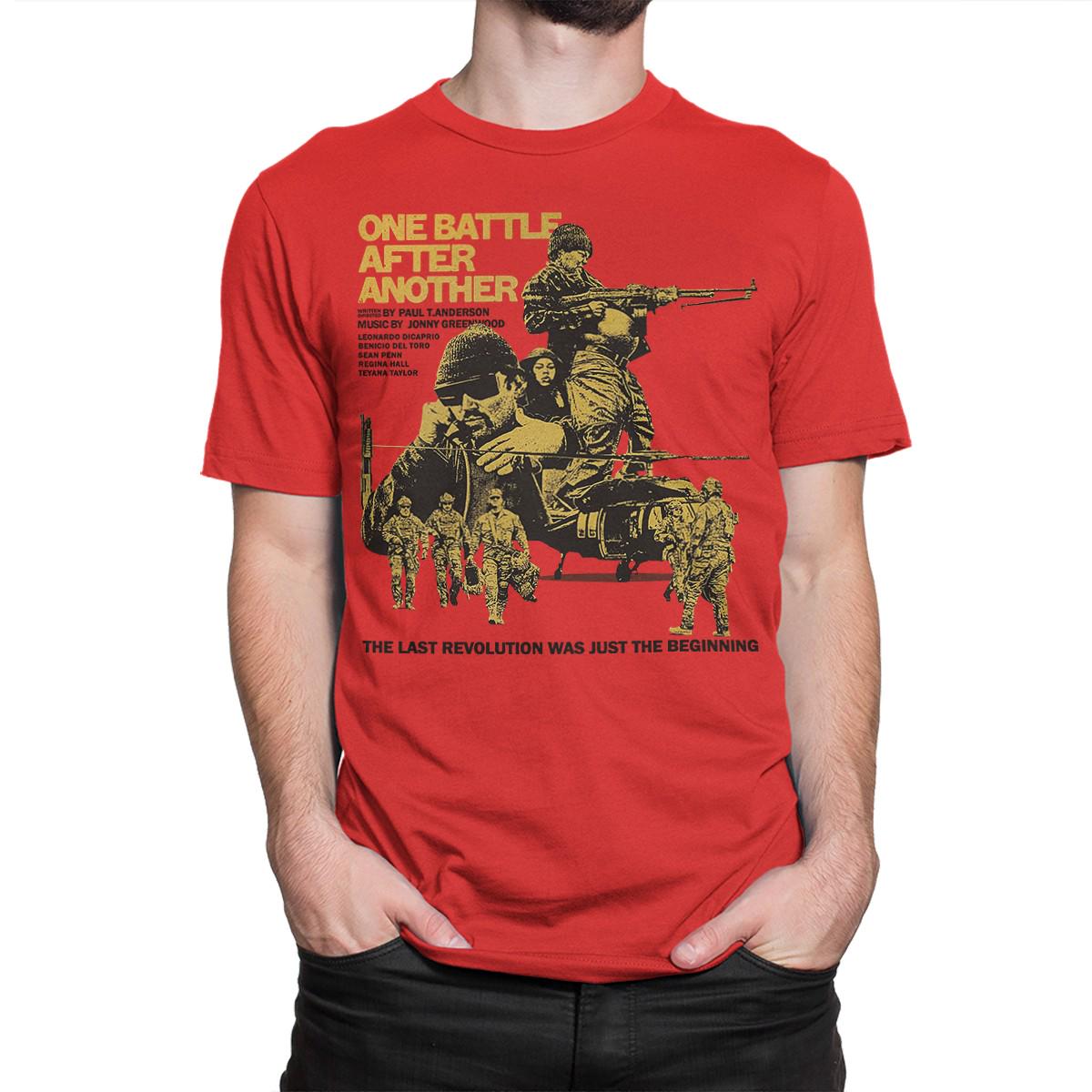 ワン・バトル・アフター・アナザー　Tシャツ P.T.アンダーソン作「One Battle After Another」Tシャツ（メンズ