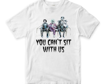 Tim Burton Characters T-Shirt, Edward Scissorhands and Jack Skellington Tee (mw-249)
