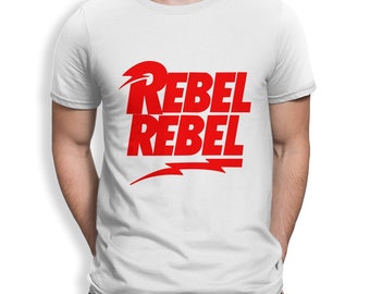 David Bowie Rebel Rebel T-Shirt, Men's Women's Sizes (dmm-143)