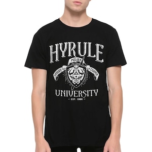 The Legend of Zelda Hyrule University T-Shirt, Men&#39;s Women&#39;s Sizes (ZEL-98702)