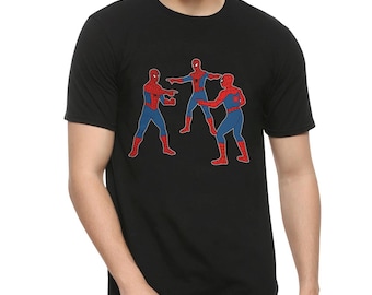 スパイダーマン 指差しミーム Tシャツ メンズ レディースサイズ (SPY-76200)