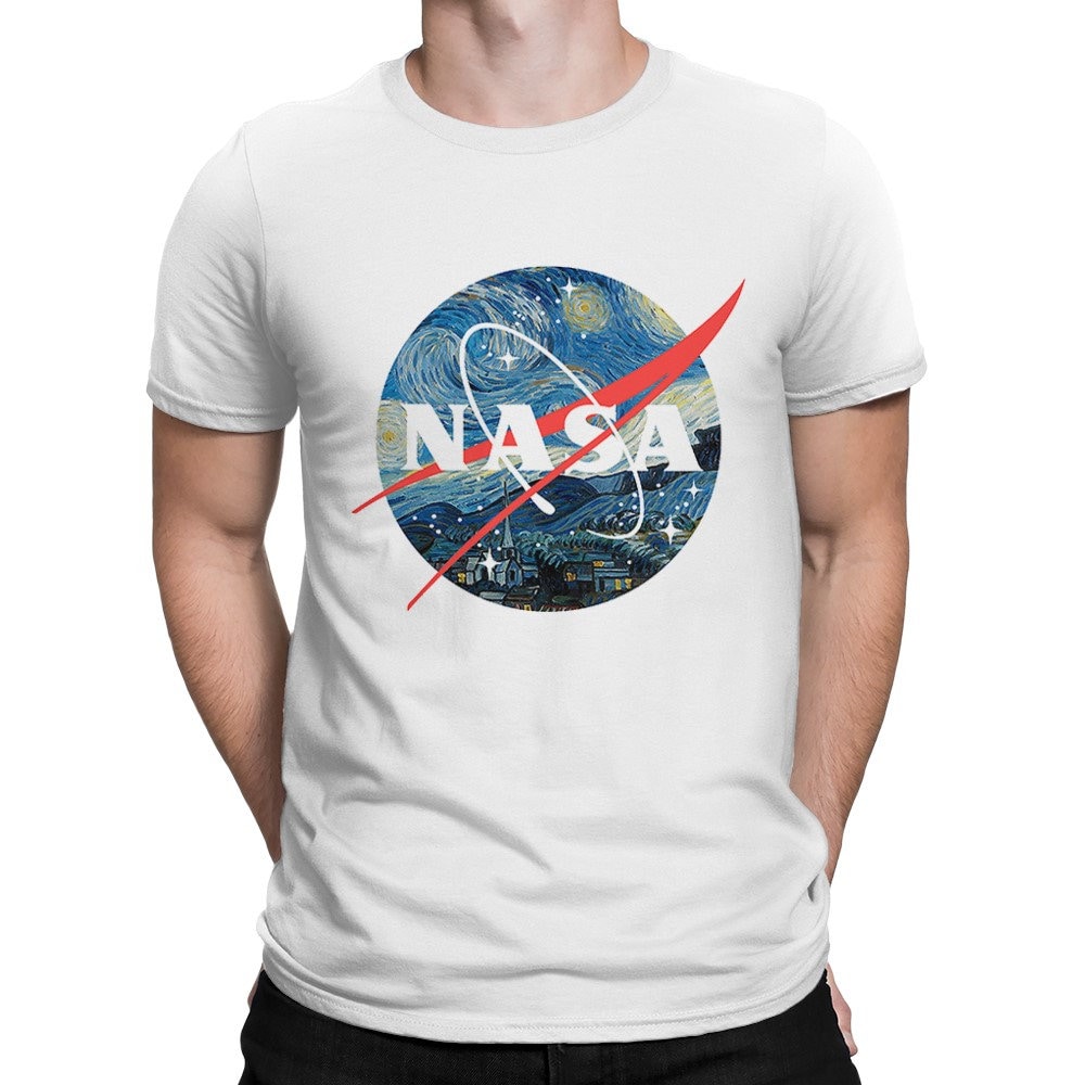 NASA Starry Night Logo T shirt Vincent Van Gogh Shirt Men s Women s Sizes dmm 013 Etsy