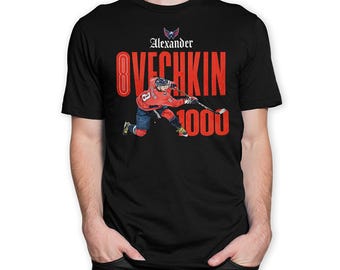Alexander Ovechkin 1000 Goals T-Shirt, Men's Women's All Sizes (VCH-109321)
