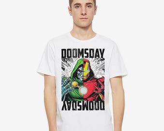 Doctor Doom and Iron Man T-Shirt, Men's and Women's Sizes (DDM-303554)