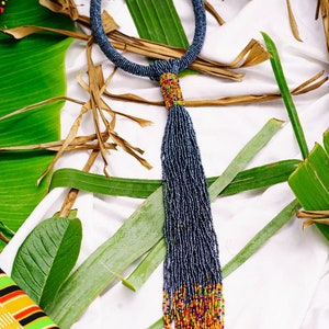 Long beaded Maasai necklace