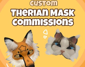 Op maat gemaakte Therian-maskers