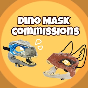 TEMPORARILY CLOSED- Dino Mask Fursuit Commissions