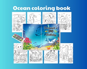 Ocean Coloring book