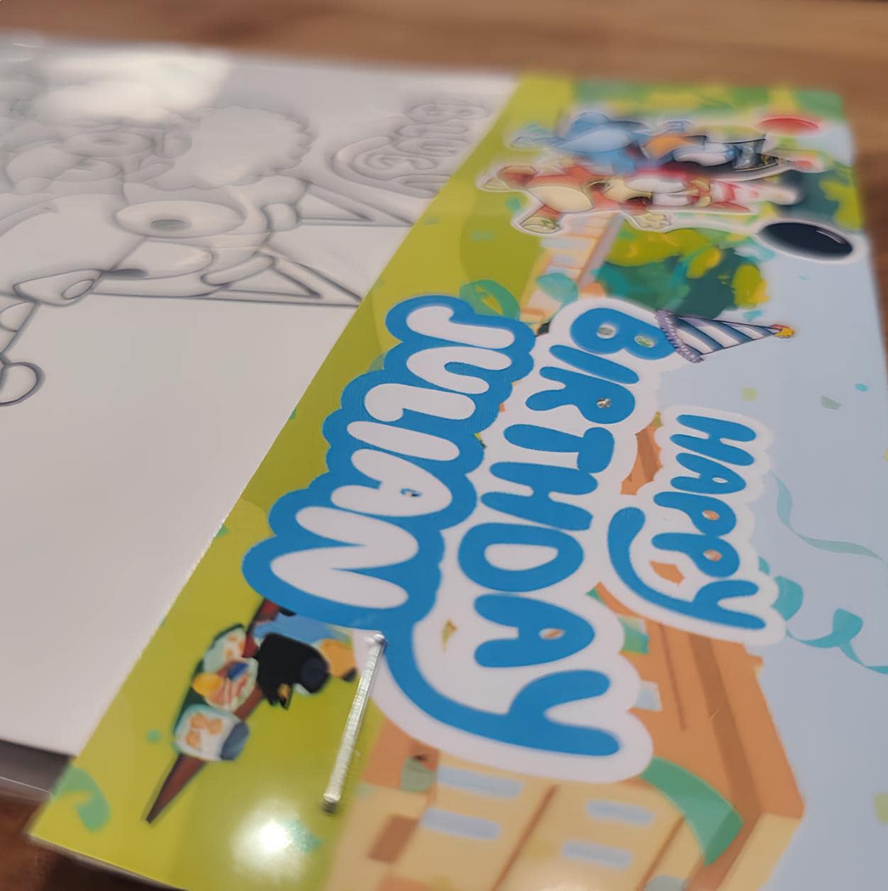 Personalized Bluey Coloring Book Set