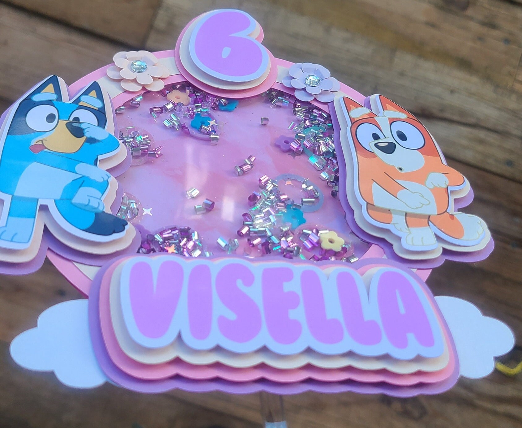 Bluey Cake Topper