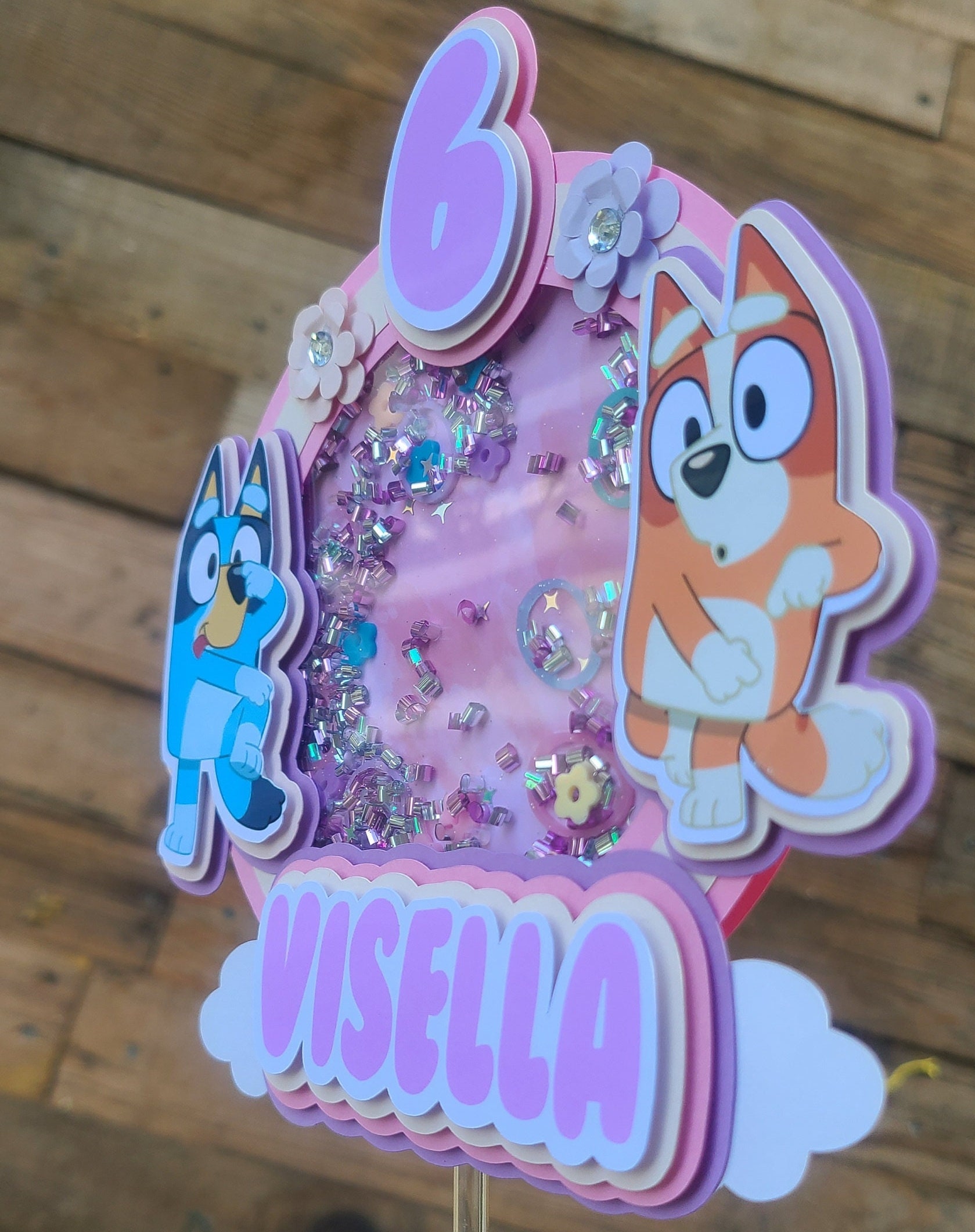 Bluey Cake Topper