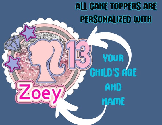 Candy Candy Cake Topper