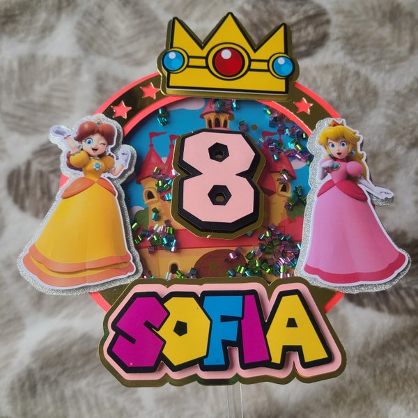 Princess Peach Cake Topper