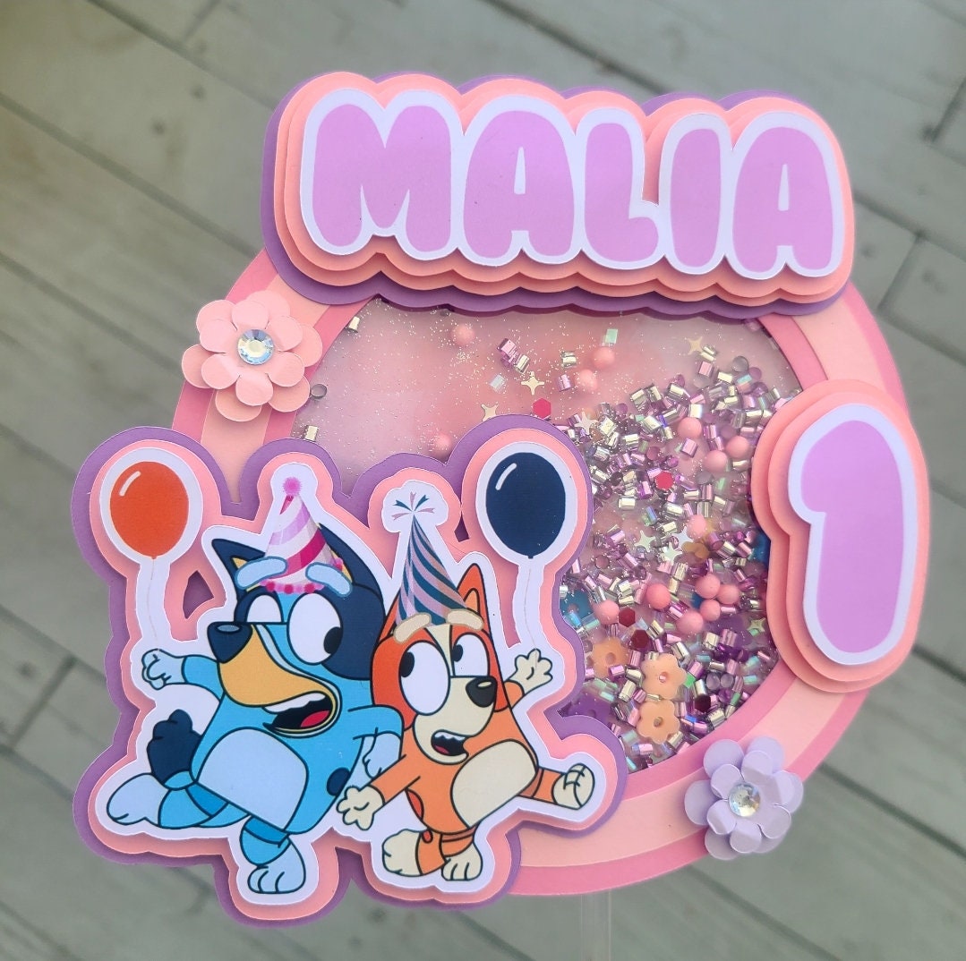 Bluey Cake Topper