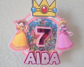 Princess Peach Cake Topper