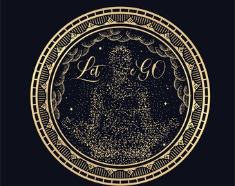 Meditation Sticker - Auflösung des EGO 3''x3''