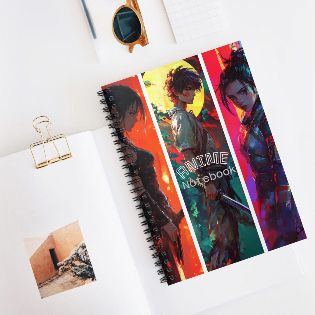 Samurai Notebook Samurai Anime Notebook: Creative Writing Journal, School Supplies - Etsy