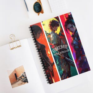Samurai Anime Notebook: Creative Writing Journal, School Supplies