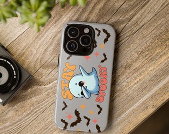 Spooky Ghost iPhone 16 Pro Case: Halloween Fall Accessories