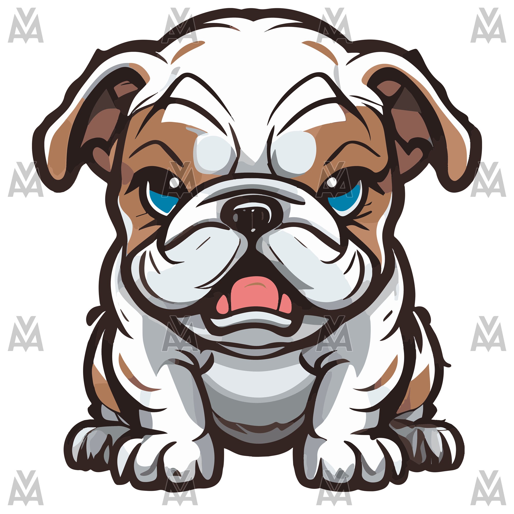 Angry Little English Bulldog Puppies, SVG, PNG, Vector, Cute Adorable Dogs,  Pets, Design Bundle - Etsy, image size:2000x2000