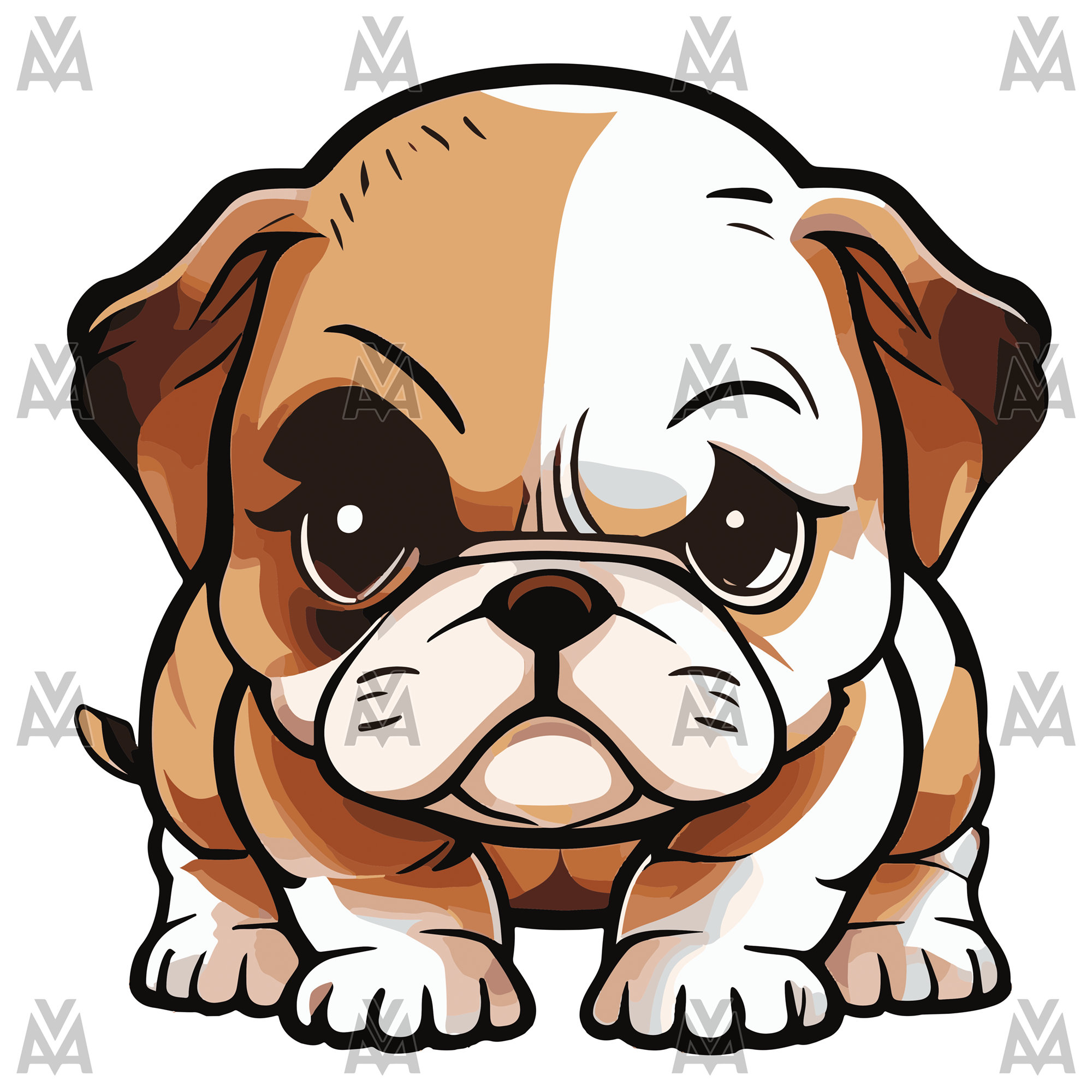 Pets: American Bulldog Puppy, image size:2000x2000