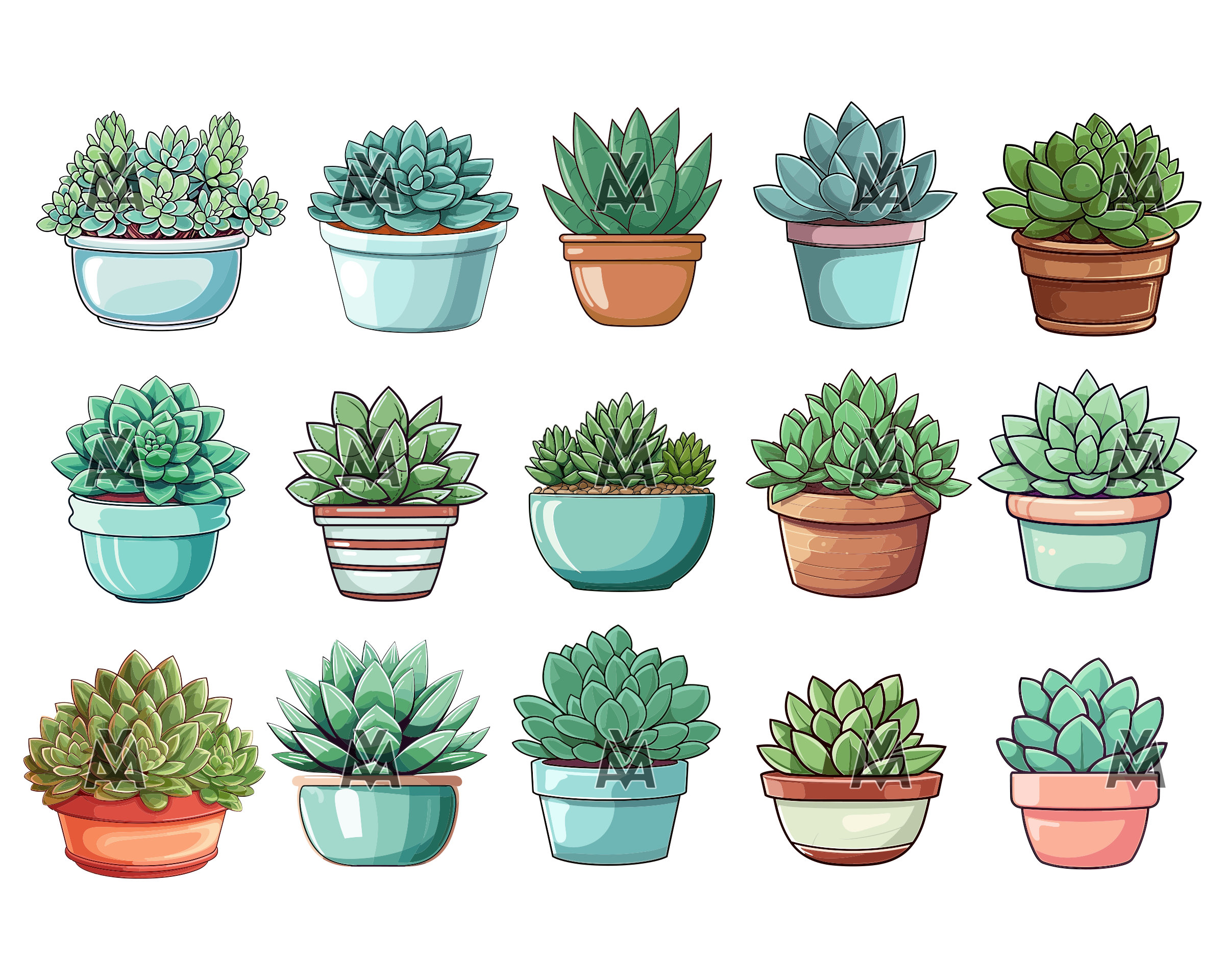 Succulents Succulent Design Bundle Design Pack Vector Svg Scalable Dtg  Resizable, Plant, Plants, Mega Bundle - Etsy