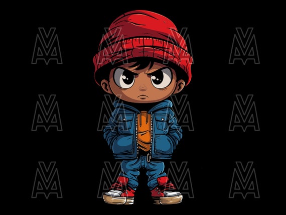 Street Kid SVG DTG Vector Art Graffiti Urban Street Art - Etsy