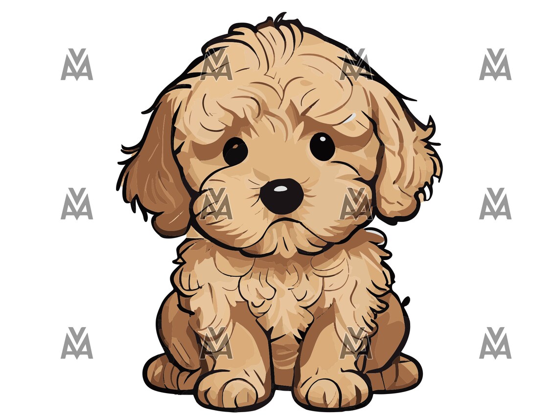 Labradoodle Puppies, SVG, PNG, Vector, Cute Adorable Dogs, Pets, Design ...