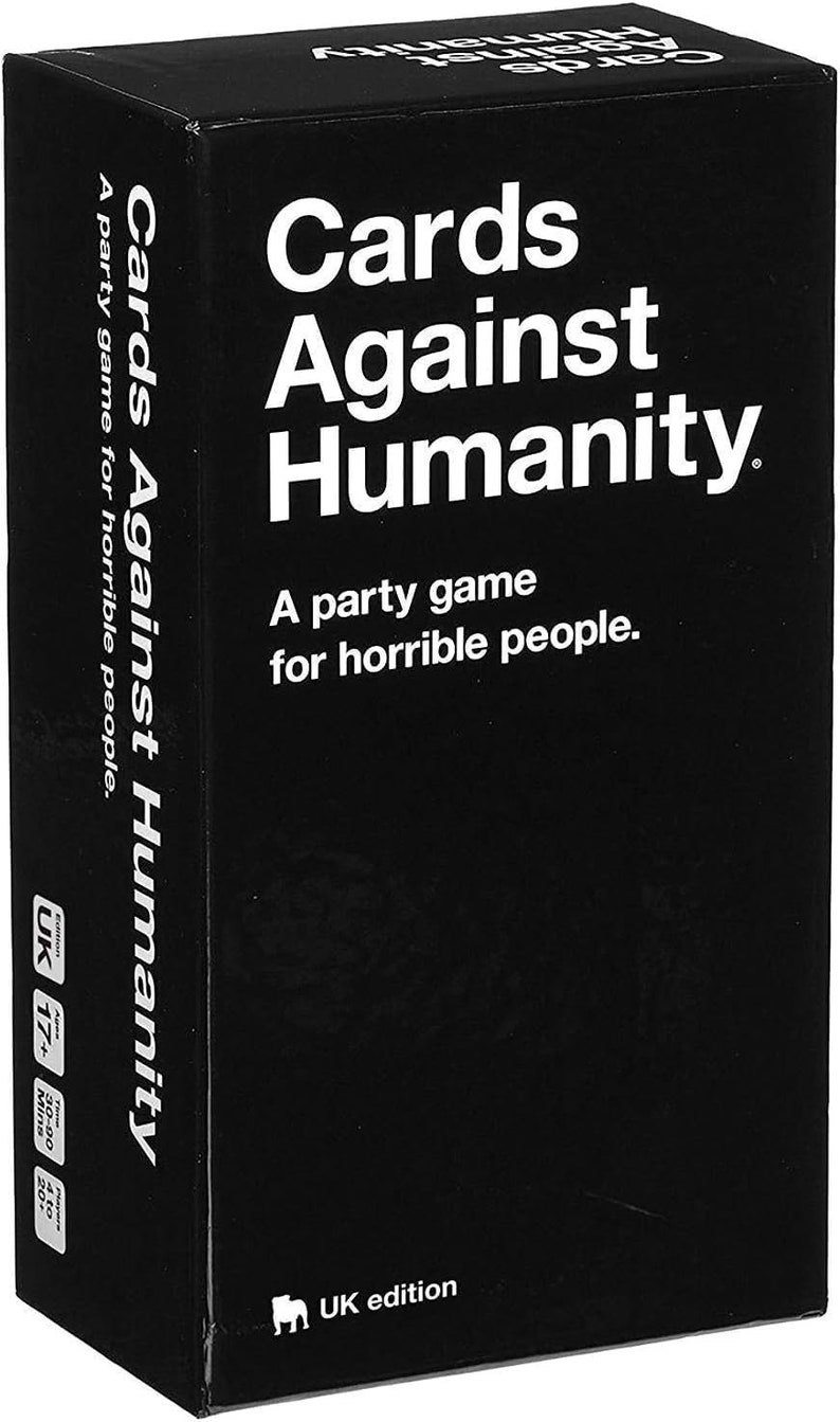 Cards Against Humanity,UK Edition Board Game,New Year Christmas Family & Friendly Party Games,A Party Game For Horrible People image 1