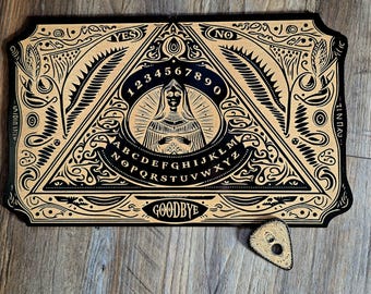Gothic Ouija/Spirit Board with Planchette