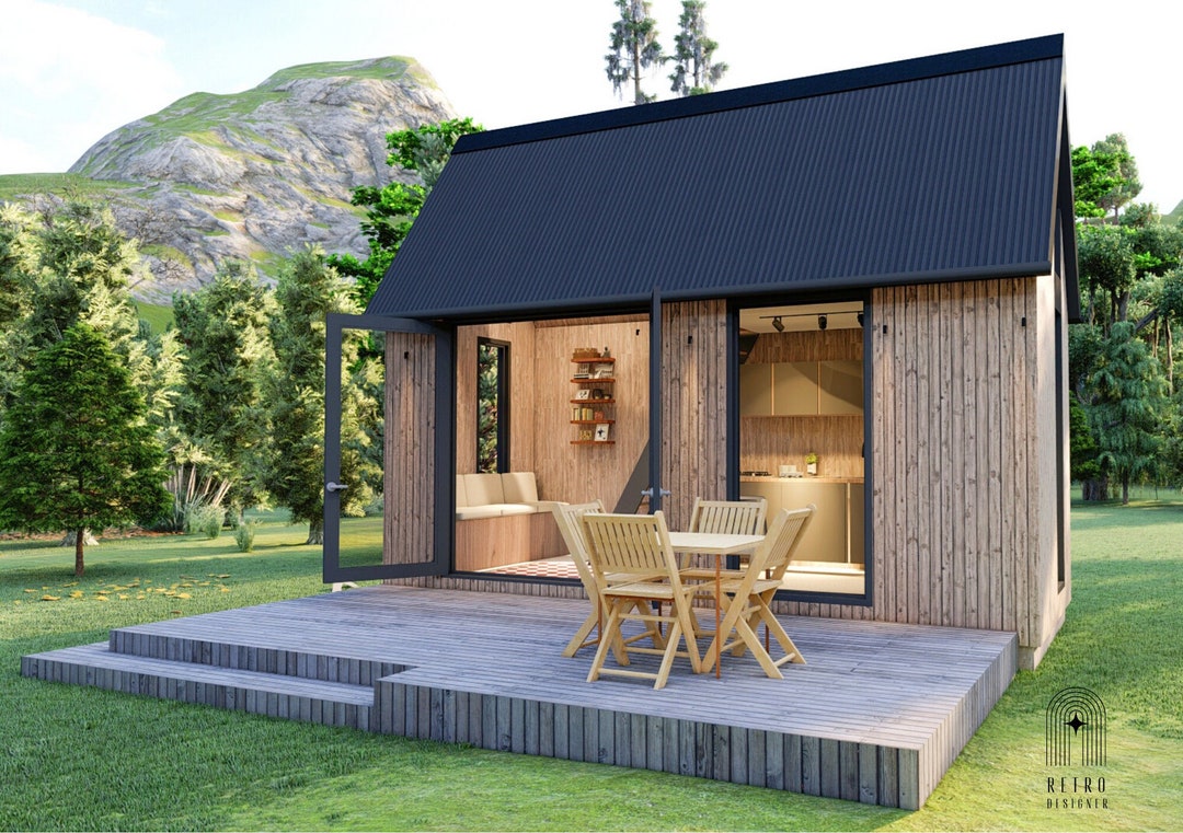 Tiny House Plans 20x8 Small Cabin Floor Plans With Loft Airbnb House 
