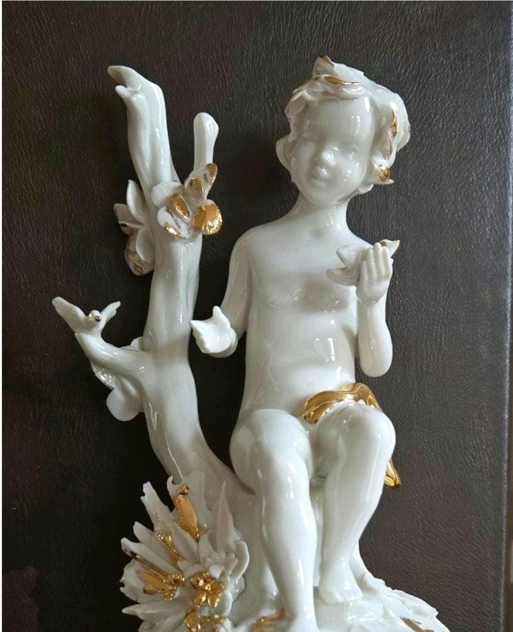 Capodimonte Porcelain Angel - Etsy