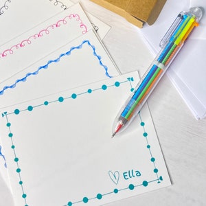 Personalized Kids Stationery | Custom Made Notecards | Children&#39;s Custom Gifts