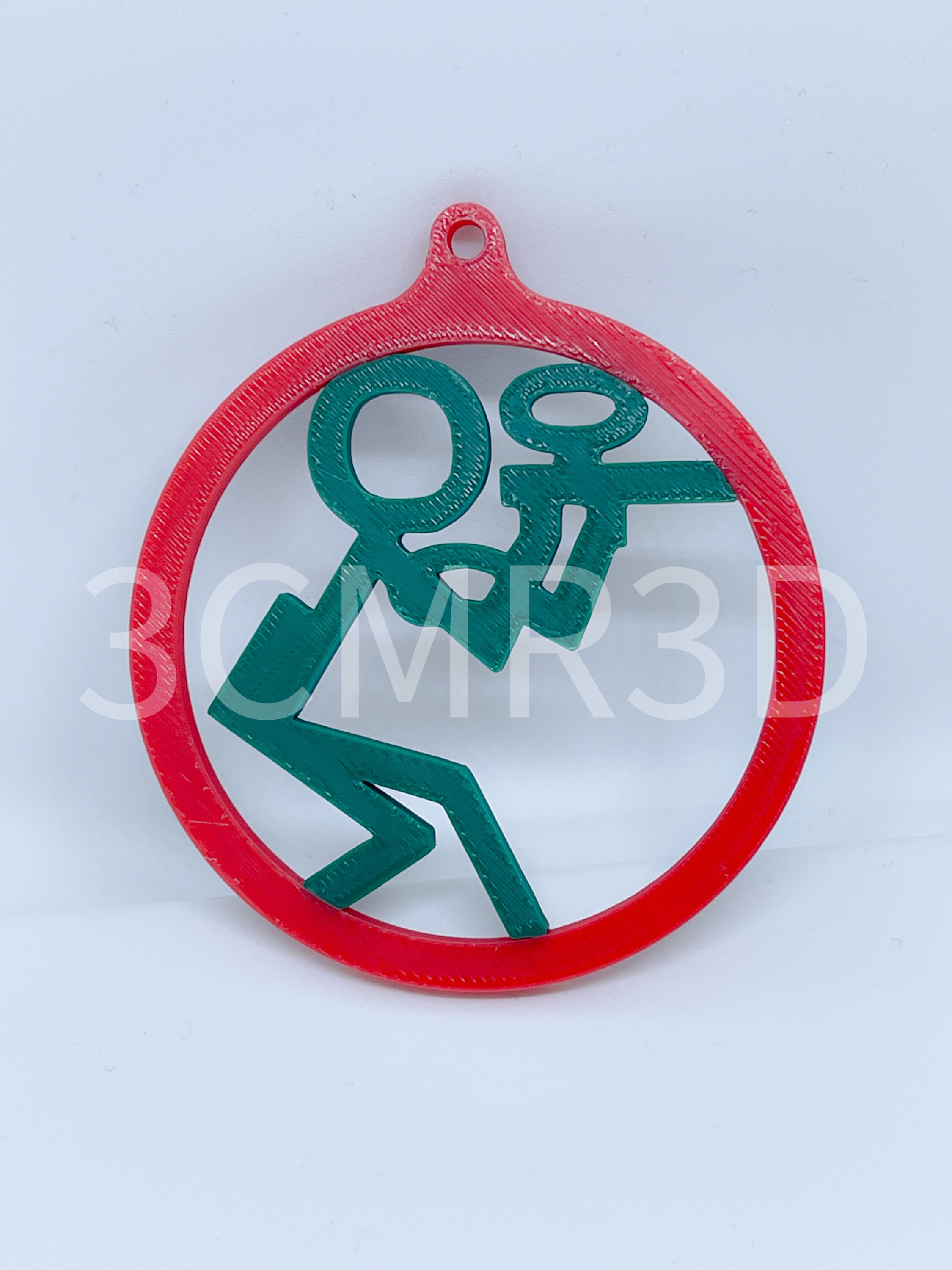 3D Printed Paintball Stick Figure Christmas Ornament Etsy