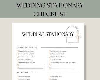 Hochzeit Stationärer Checklist, Druckbare Hochzeits Checklist Vorlage, Hochzeitsplaner Checklist, Hochzeitsmappe, Hochzeitsplaner Digital