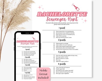 Bachelorette Scavenger Hunt Template Bachelorette Party Games Bachelorette Games Printable Photo Scavenger Hunt Bach Party Games Mobile