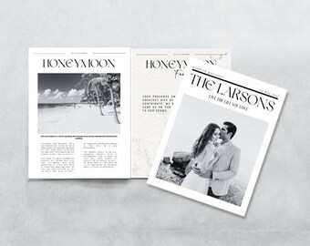 Magazine Wedding Program Template Wedding Magazine Program Template Wedding Timeline Ceremony Program Wedding Program Magazine Template