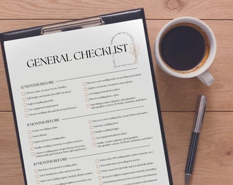Wedding Checklist Template 4 Pages, Wedding Planning Checklist, Wedding Binder, Wedding Planner Digital, Wedding To Do List, Wedding Details