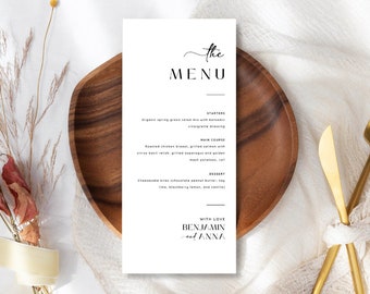Wedding Menu Template Printable Wedding Placecards Wedding Dinner Menu Place Card Template Place Cards Wedding Menu Cards For Wedding Canva