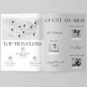 Magazine Program Wedding Magazine Program Template Wedding Timeline Ceremony Program ...