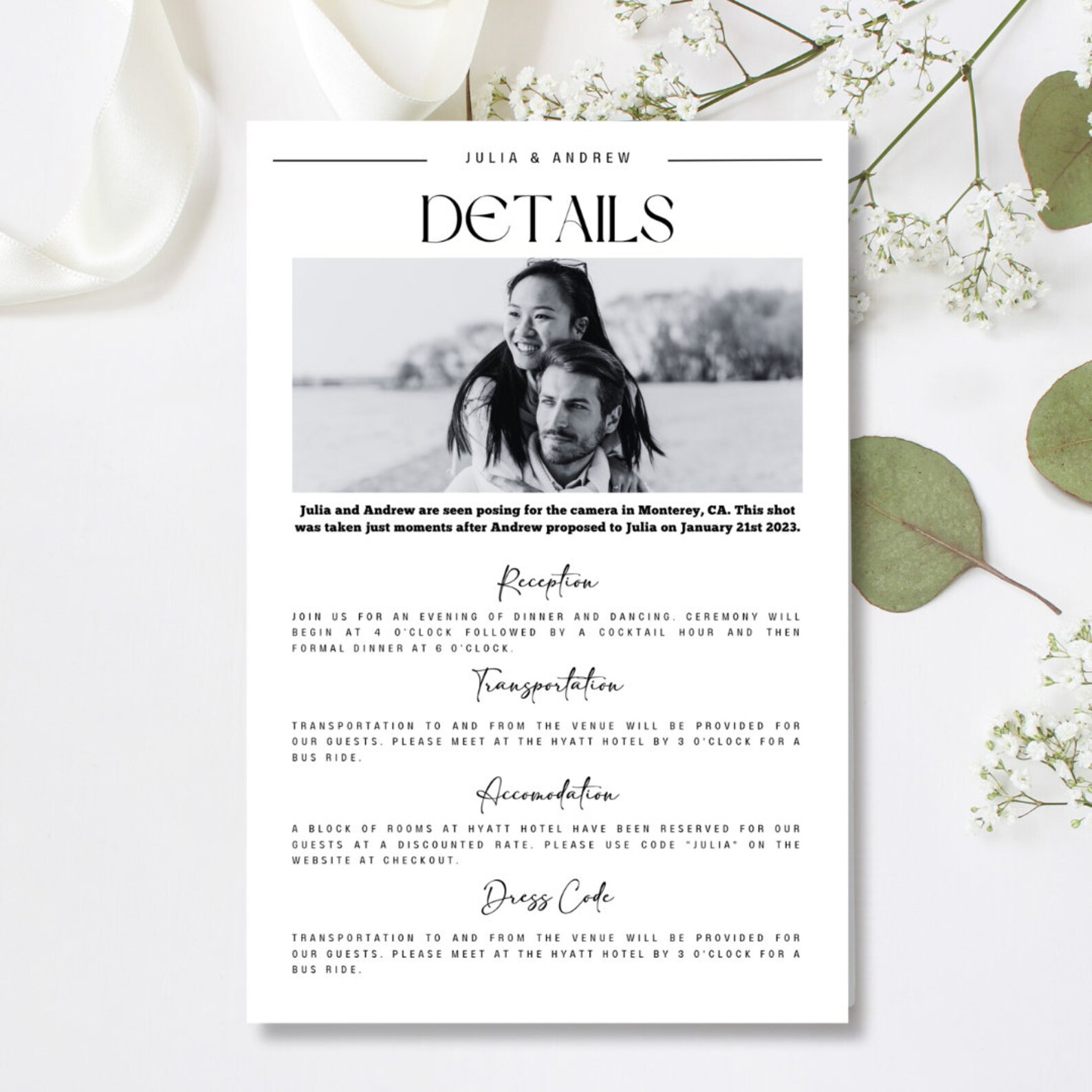 Wedding Magazine Invitation Template Magazine Template Wedding ...