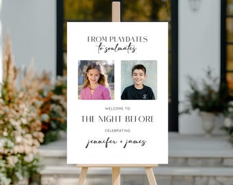 The Night Before Wedding Sign, Rehearsal Dinner Welcome Sign Template, Editable Rehearsal Dinner Sign, Wedding Rehearsal Dinner Decor
