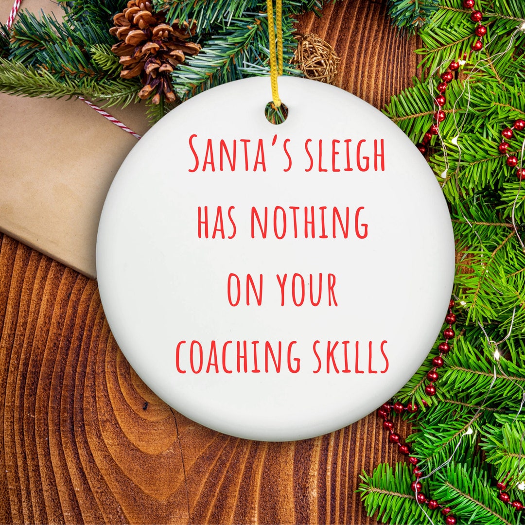 Coach Christmas Ornament Netball Coach Ornament Gift for Netball Coach Gift for Christmas Etsy