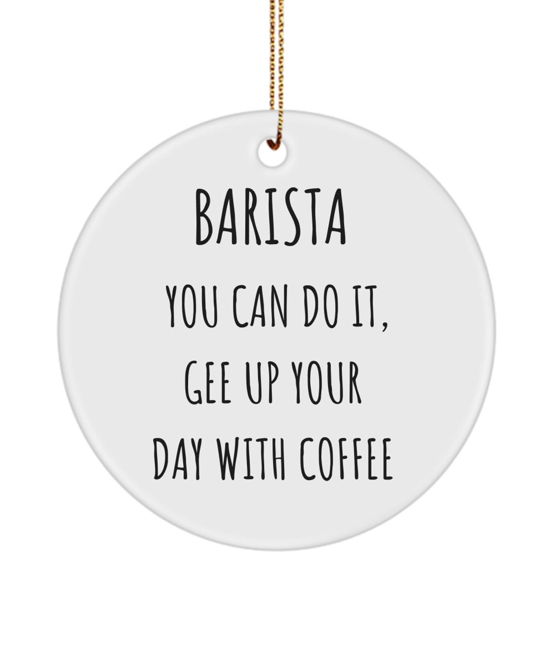 Barista Gifts Barista Ornament Gifts for Barista Funny Barista Ornament
