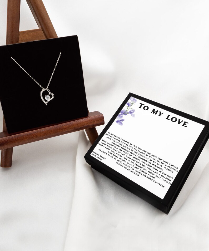 To My Love Necklace Gift Personalised Gift Ideas for Valentine Day for
