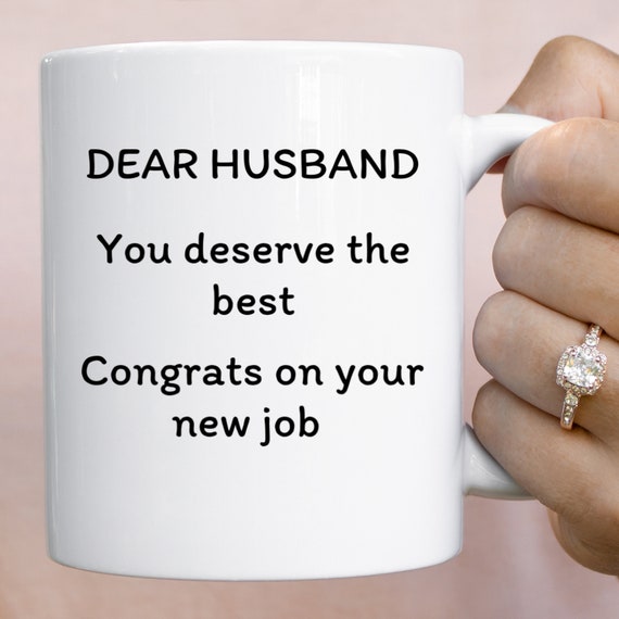 Husband new job sales gift