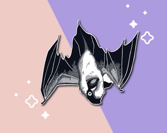 Bat Sticker / Cute Animal Sticker / Laptop Sticker / Bat Vinyl Sticker