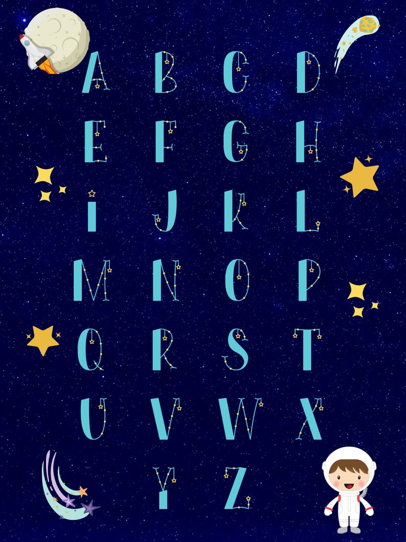 Kids ABC Poster Digital Download - Etsy